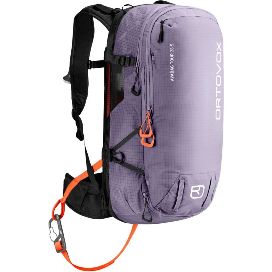 Ortovox Avabag Litric Tour 28L S, skirygsæk, lilla