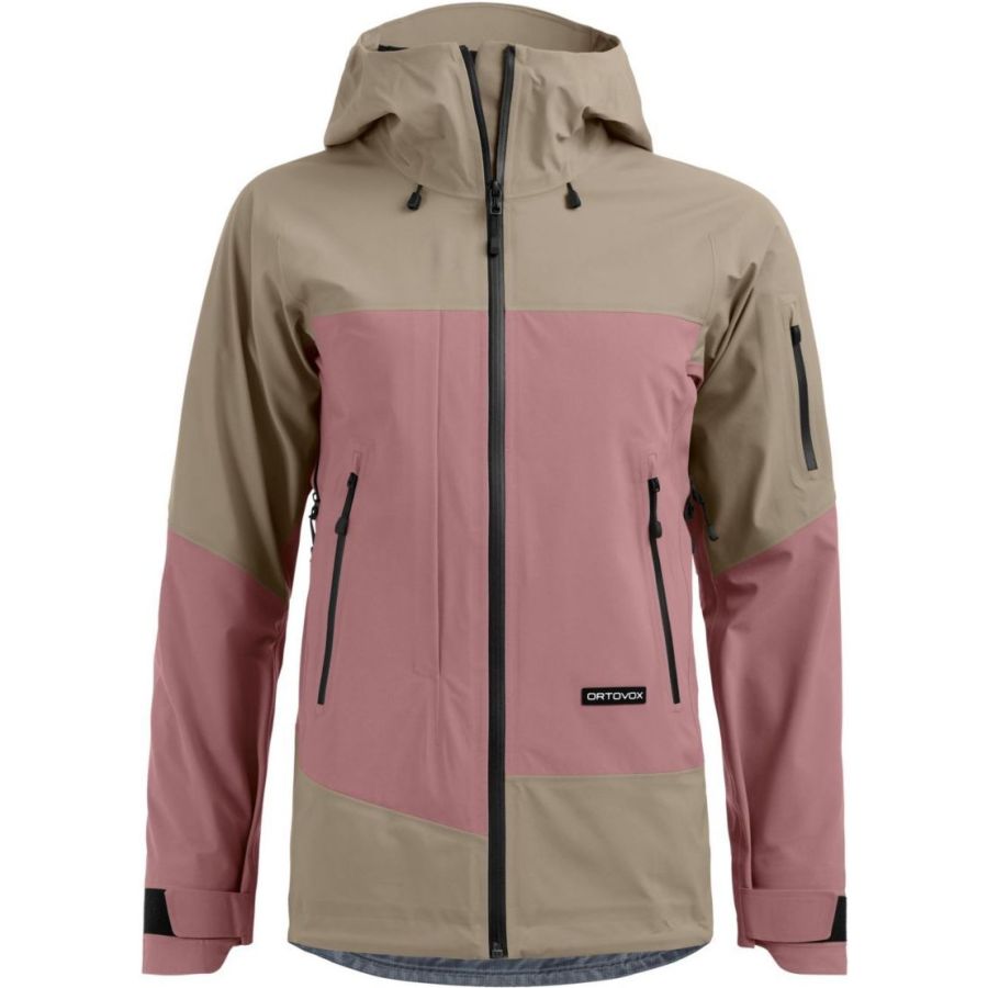 Ortovox Ortler Gore-Tex Skisæt, dame, pink/brun