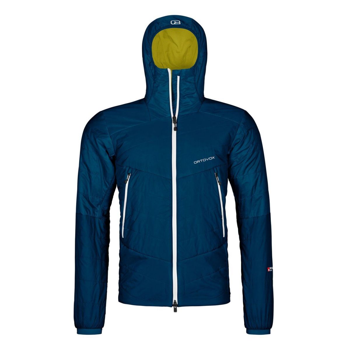 Se Ortovox Westalpen Swisswool, isolerende jakke, herre, mørkeblå hos Skisport.dk