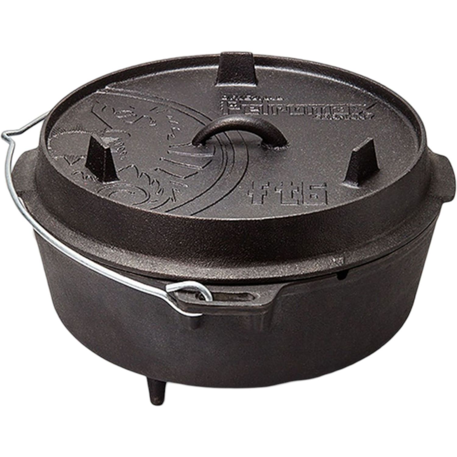 Petromax Dutch Oven FT3, Støbejernsgryde, sort