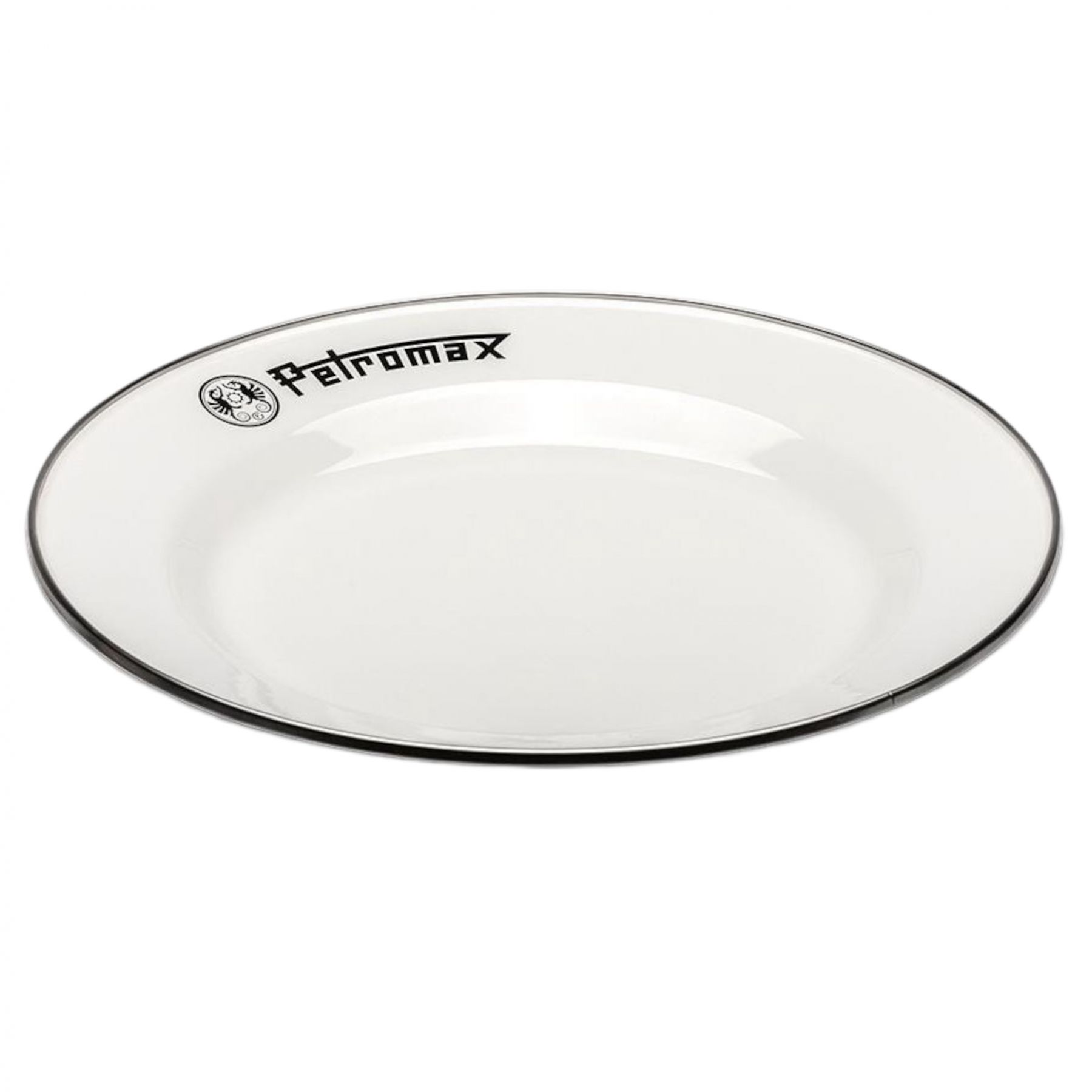 Petromax Enamel Plates white 2 stk (26 cm), Tallerkner, Hvid
