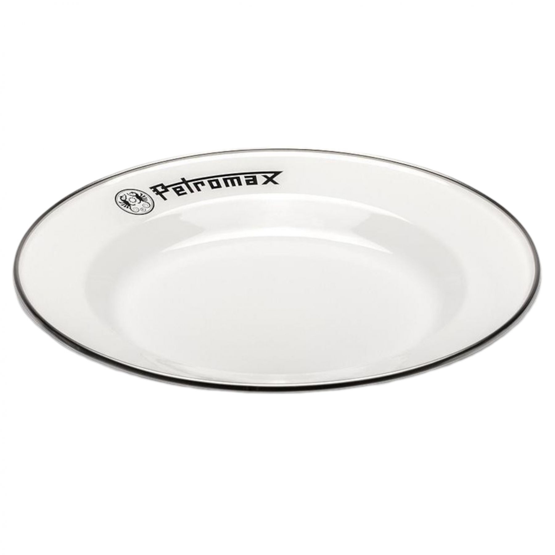 Petromax Enamel Plates white 2 stk (18 cm), Tallerkner, Hvid
