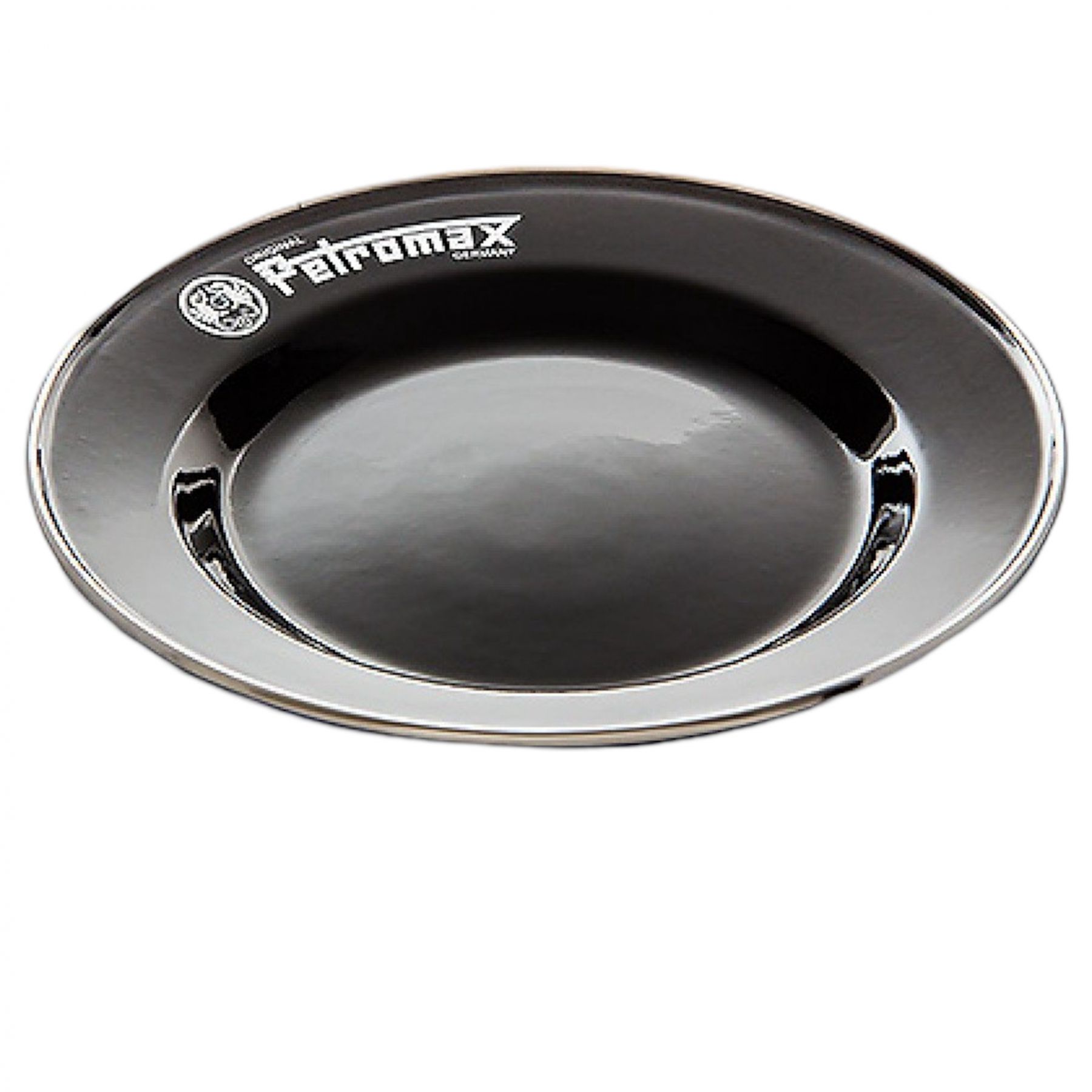 Petromax Enamel Tallerkener É22, 2 stk., sort