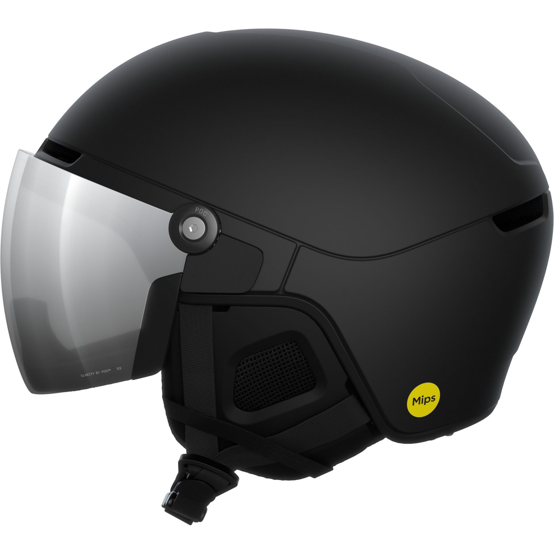 POC Obex Visor, skihjelm med visir, uranium black matt billede