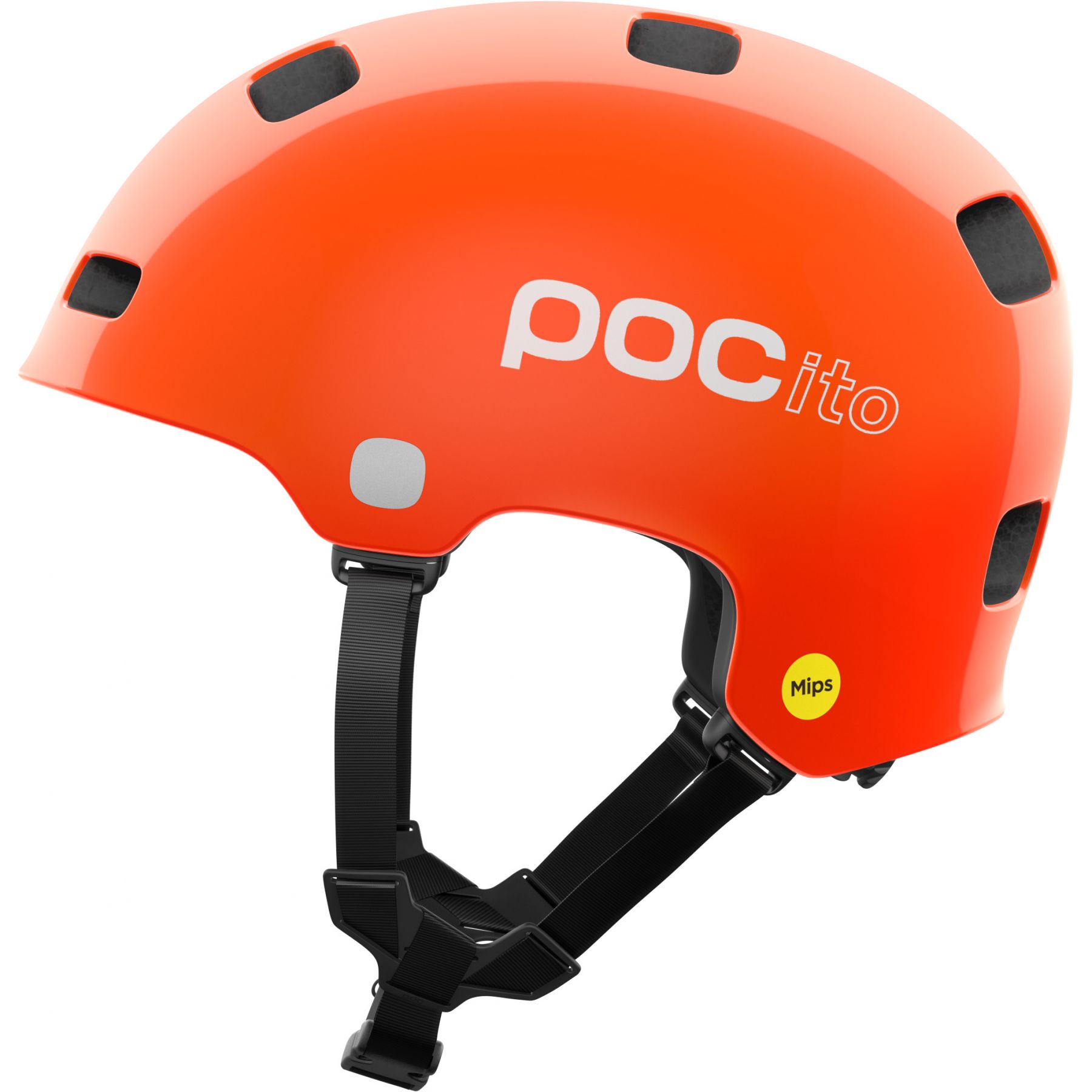 POCito Crane MIPS, cykelhjelm, junior, fluorescent orange billede