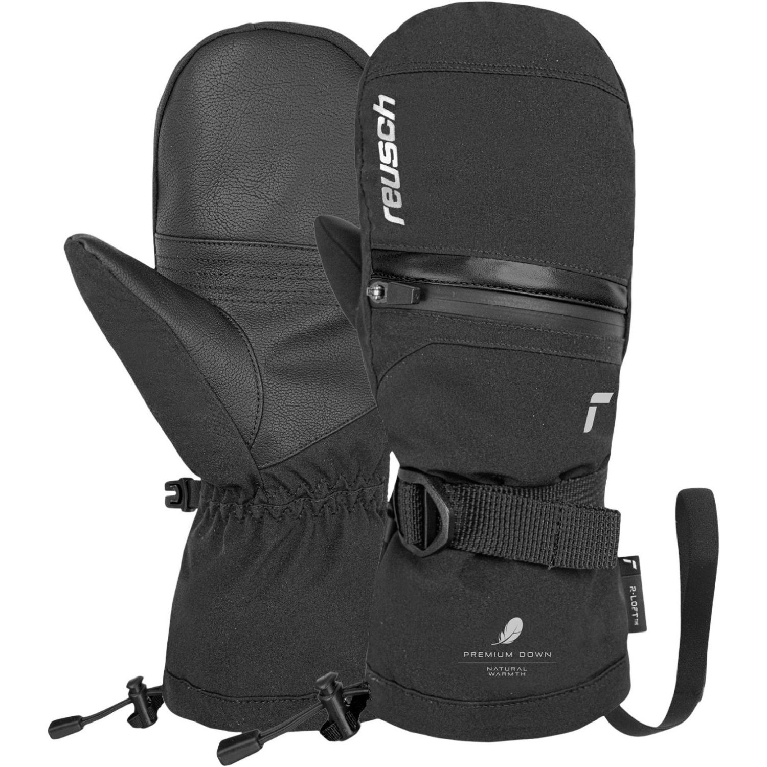 Reusch Lan R-Tex® XT, skiluffer, junior, sort