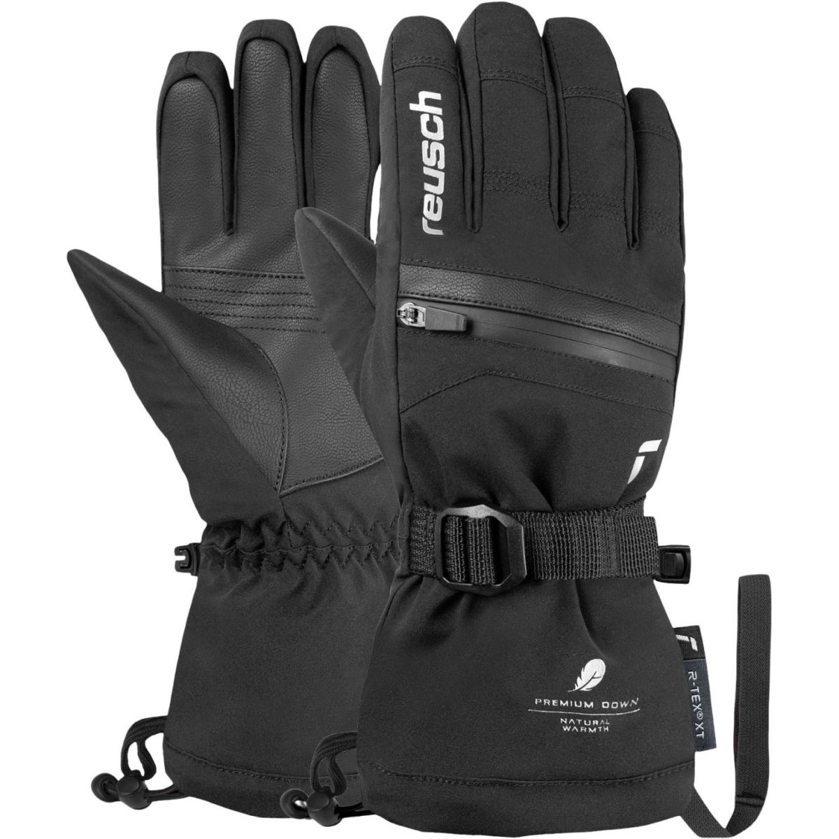 Reusch Lan R-Tex® XT, skiluffer, junior, sort