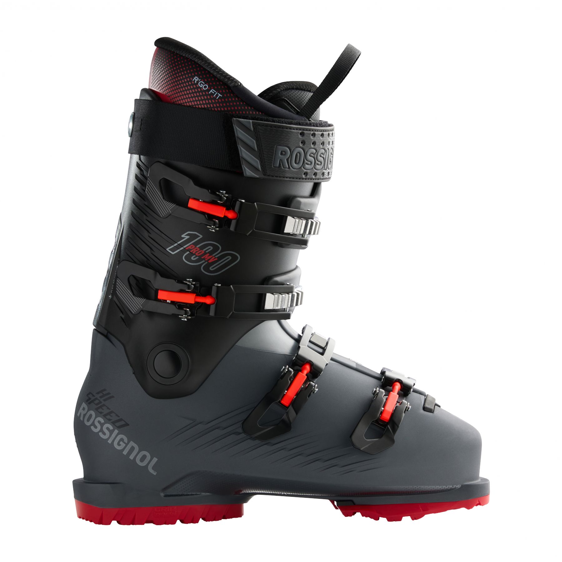 Rossignol HI-Speed 100 Pro MV GW, skistøvler, herre, grå/sort billede