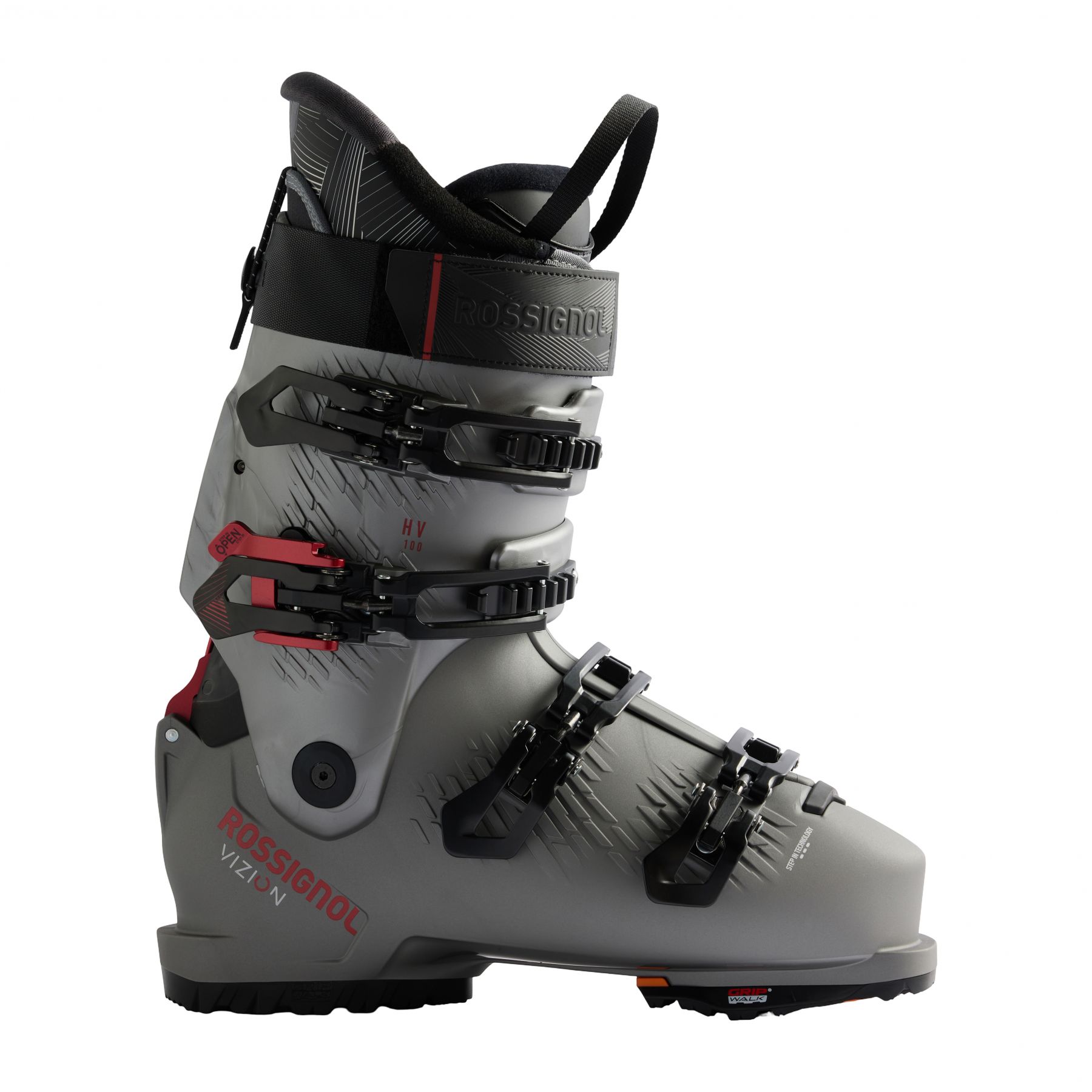 Rossignol Vizion 4B 100 HV GW, skistøvler, herre, sølv/grå billede