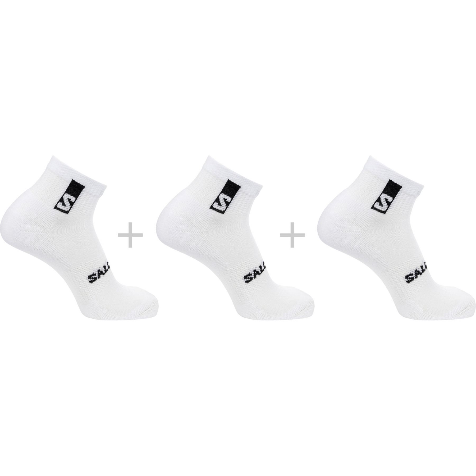 Salomon Everyday Ankle 3-Pack, løbestrømper, hvid billede