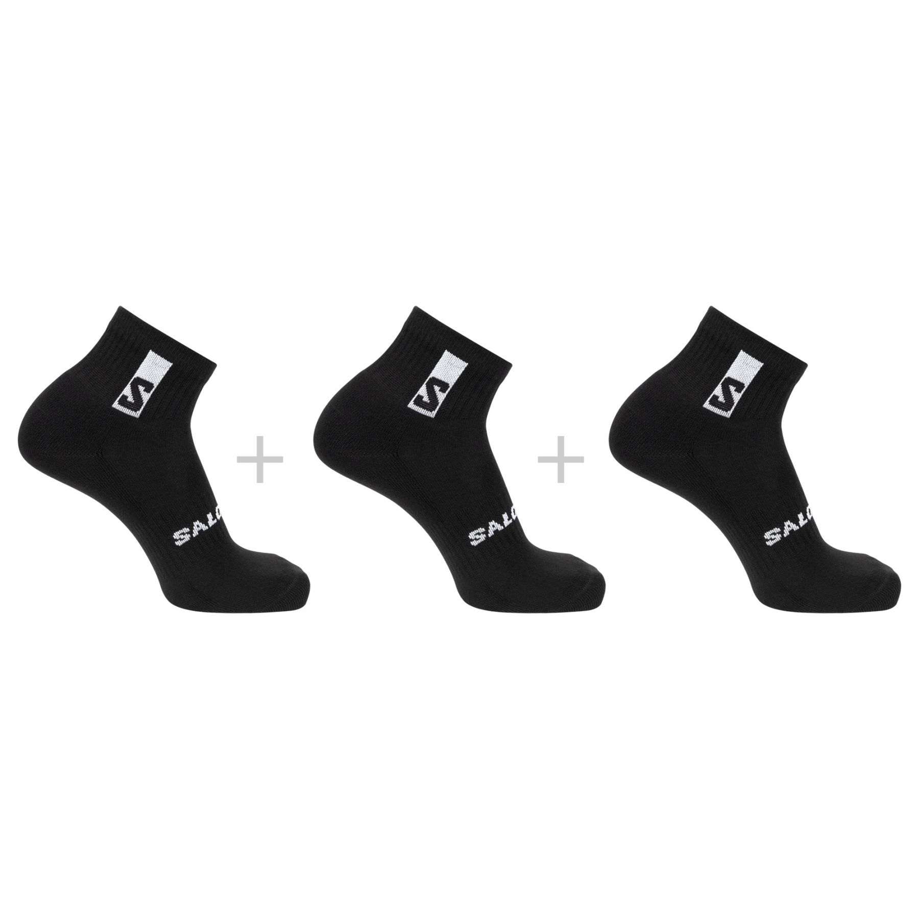 Salomon Everyday Ankle 3-pack, sokker, sort