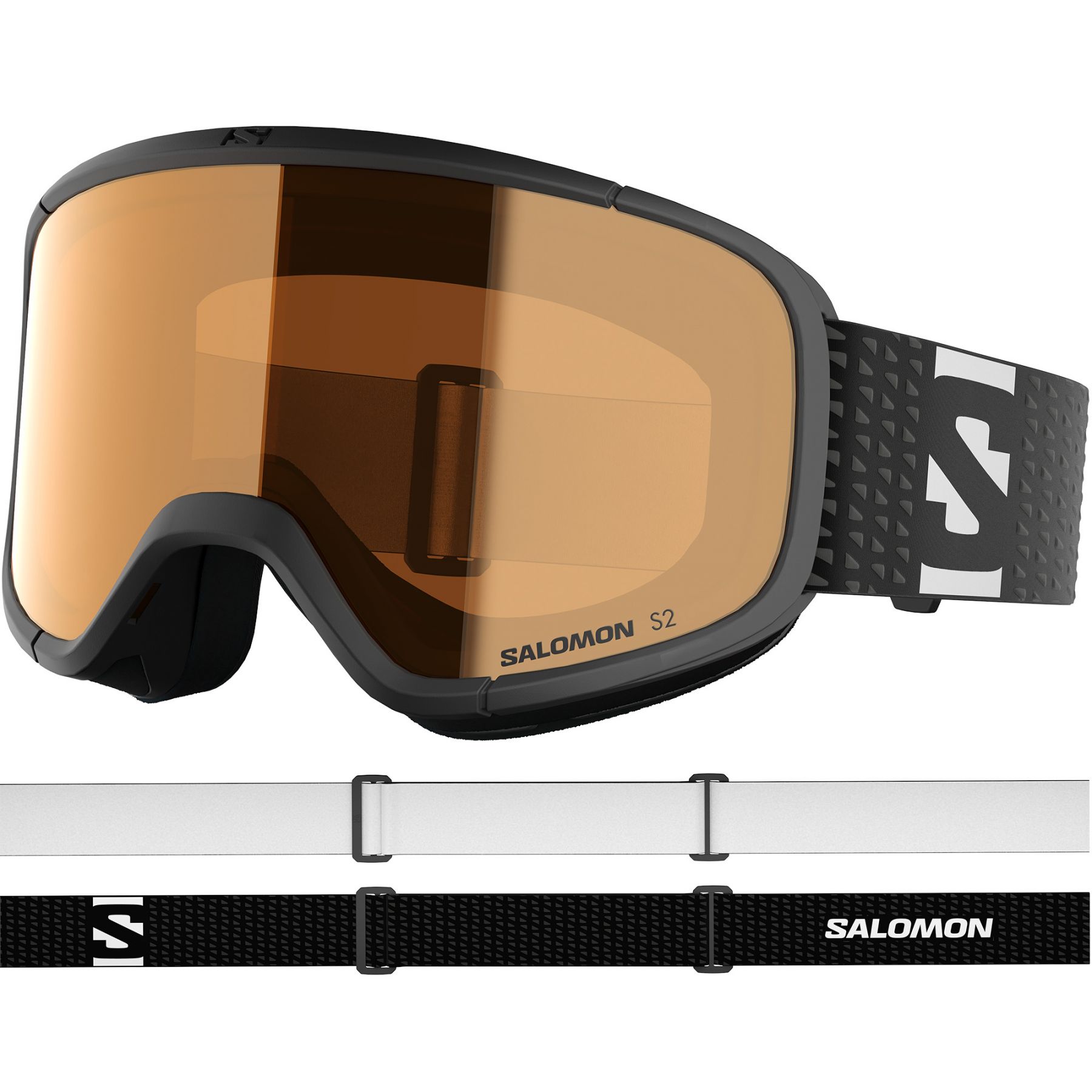 Salomon Lumi Access, skibriller, junior, sort