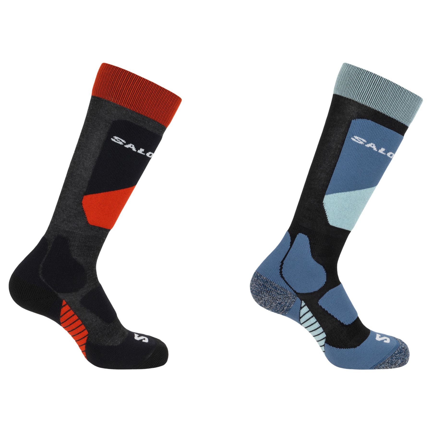 Salomon S/Access, skistrømper, 2-pak, junior, sort billede