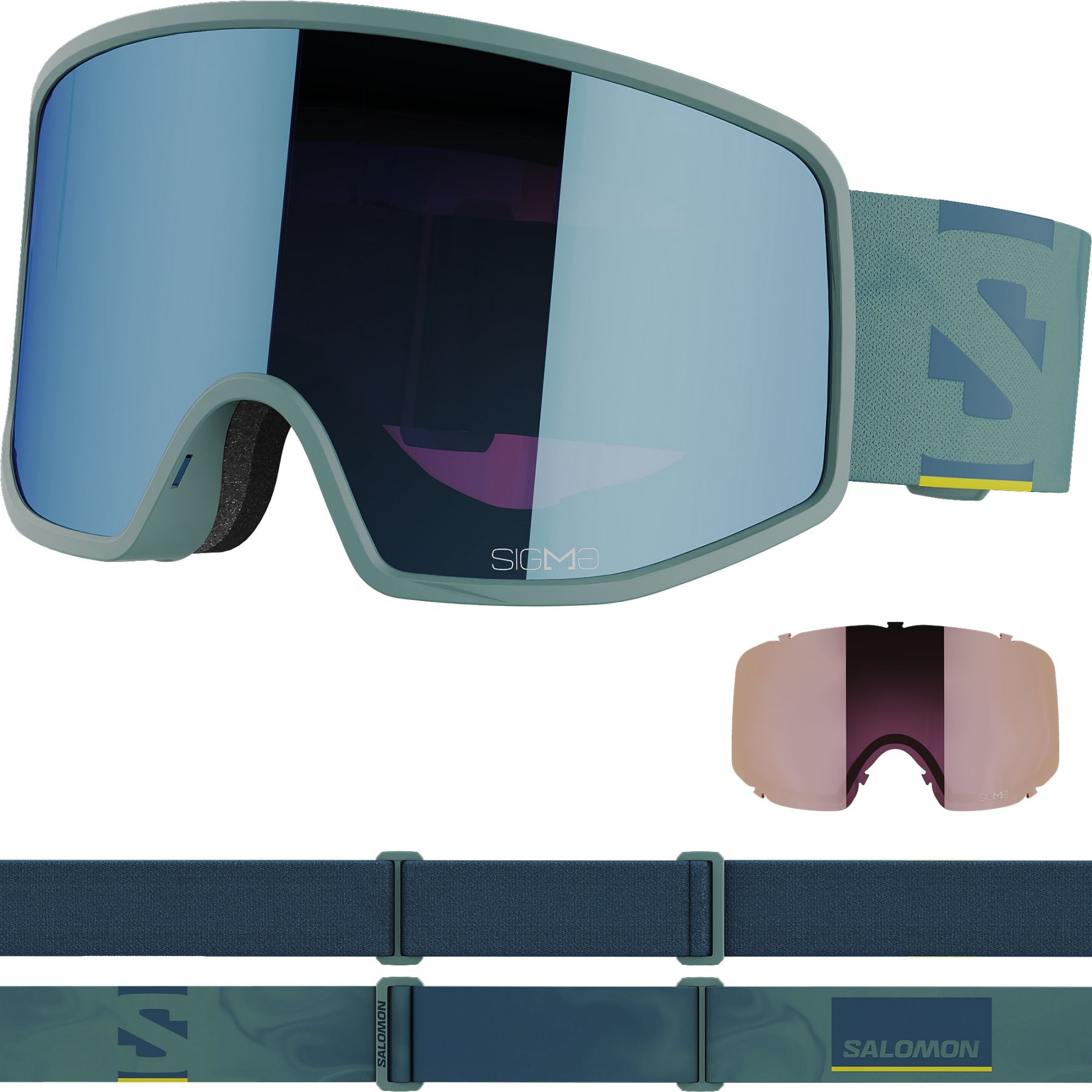 Se Salomon Sentry Pro Sigma, skibriller (OTG), turkis hos Skisport.dk
