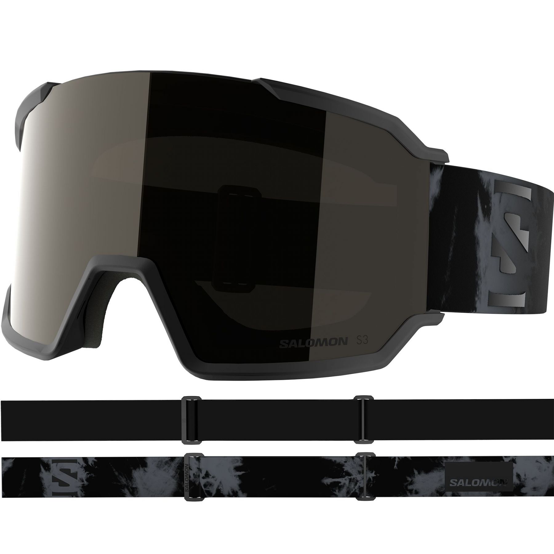 Salomon S/View 3, skibriller, sort billede