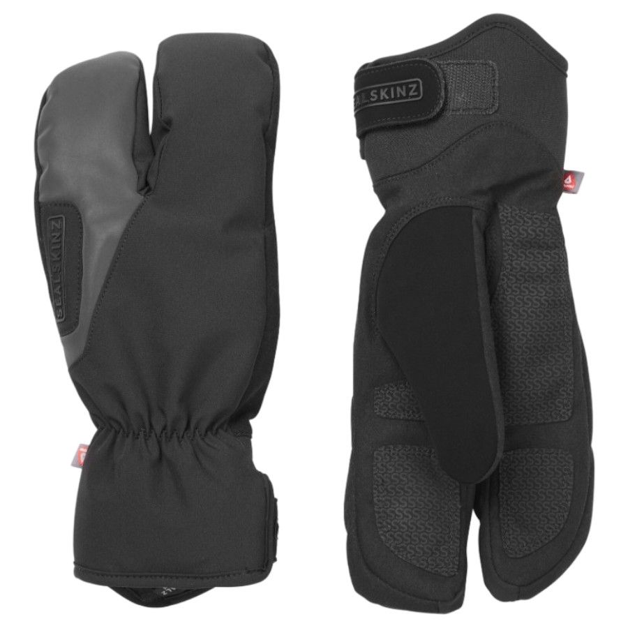 Sealskinz Barwick, 3 finger, handsker, sort billede