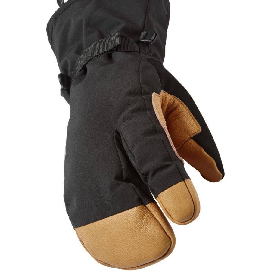Sealskinz Congham, 3 finger, handsker, sort