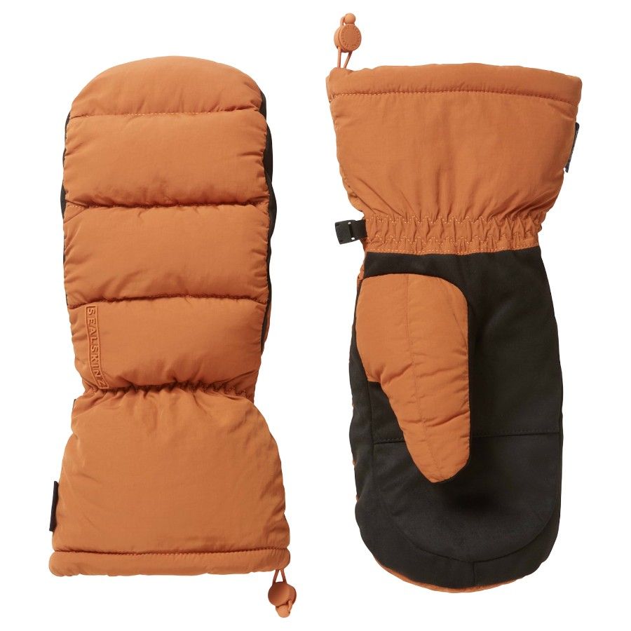 Sealskinz Langley, luffer, dame, orange billede