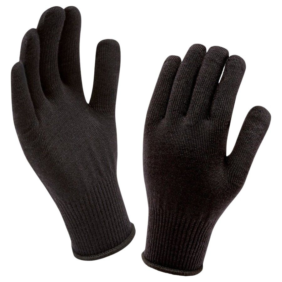 Sealskinz Solo Merino Glove, handsker, sort billede