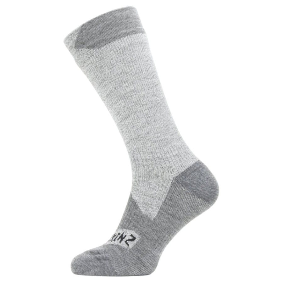 Sealskinz WP All Weather Mid Sock, strømper, grå billede