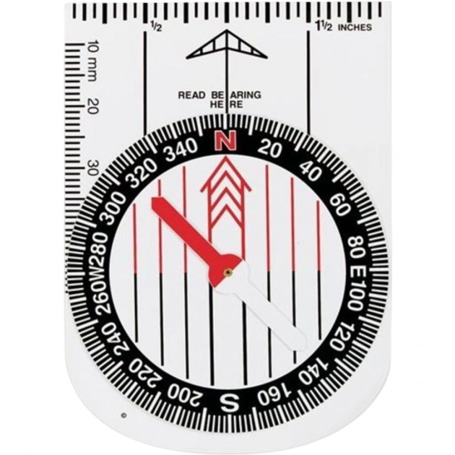 Silva Demo Kompas, kompas, hvid billede