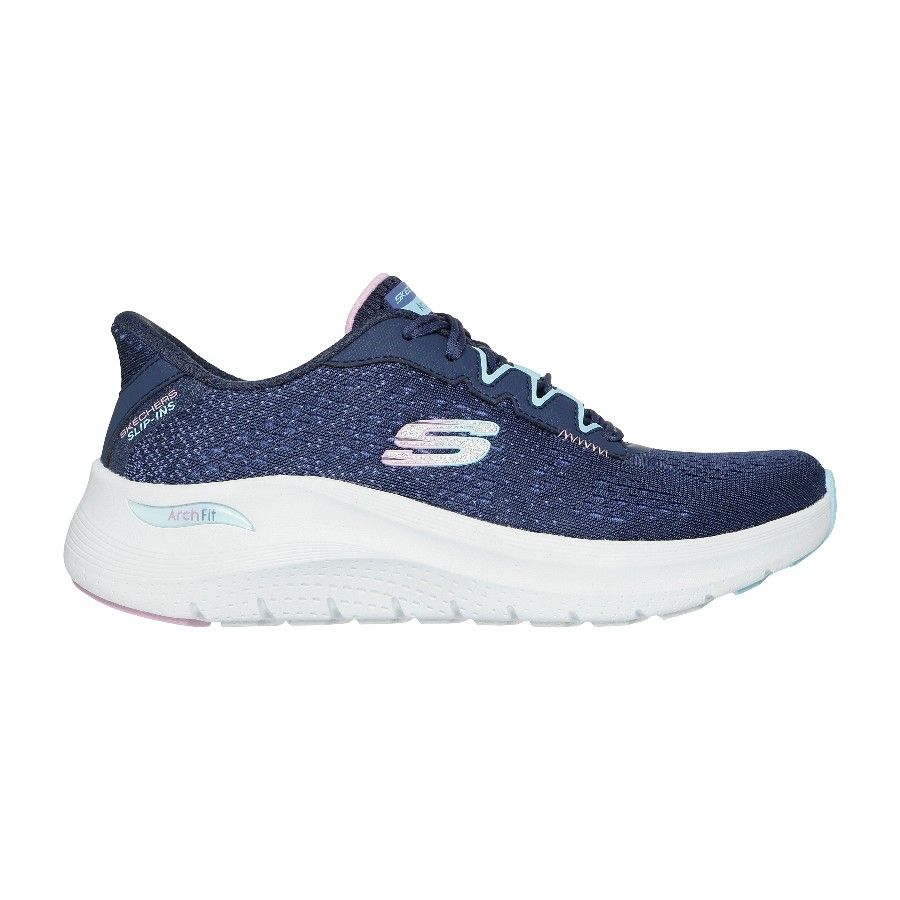 Skechers Arch Fit 2.0 - Fresh Pace, outdoor sko, dame, mørkeblå billede
