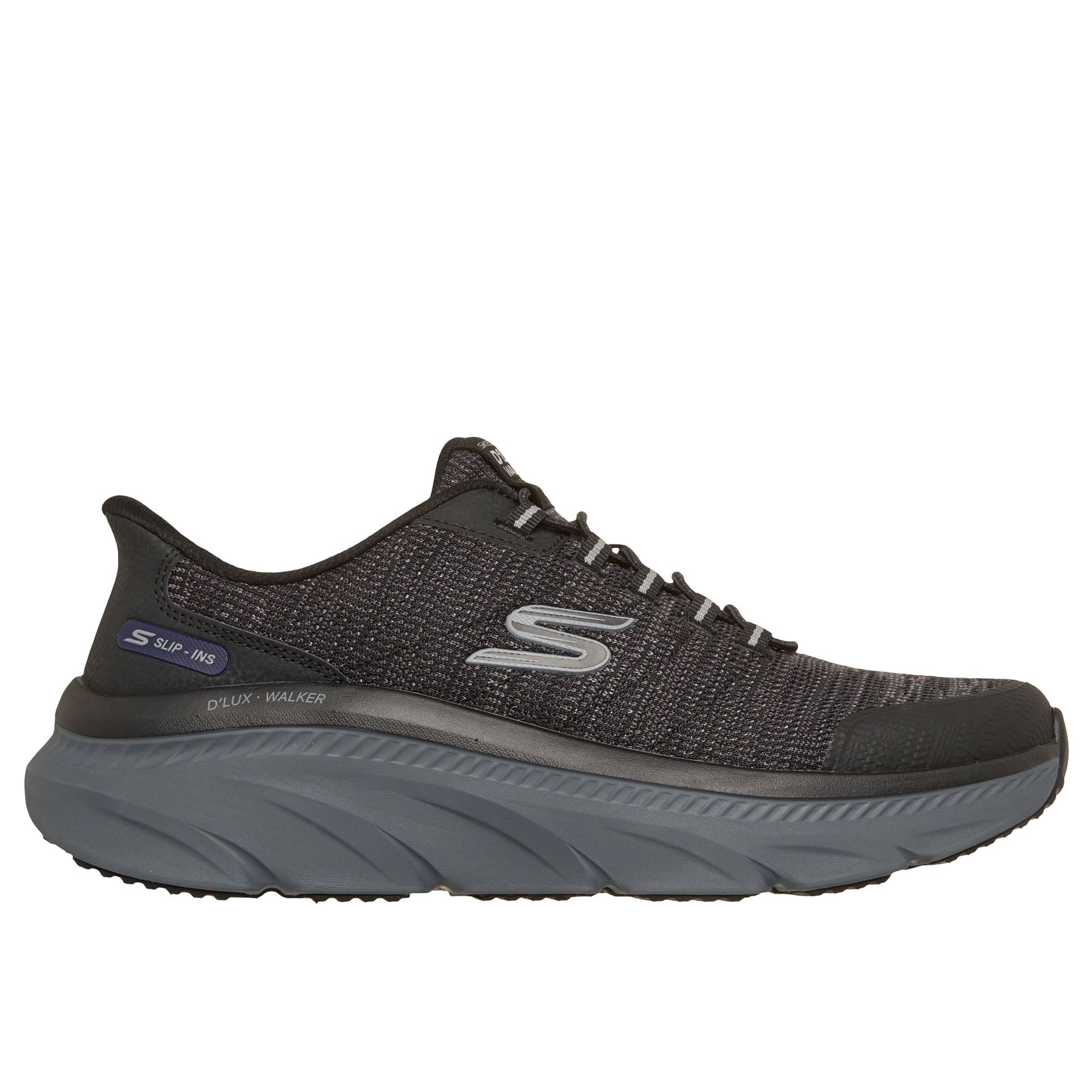 Skechers D'lux Walker 3.0 - Drevven, outdoor sko, herre, sort