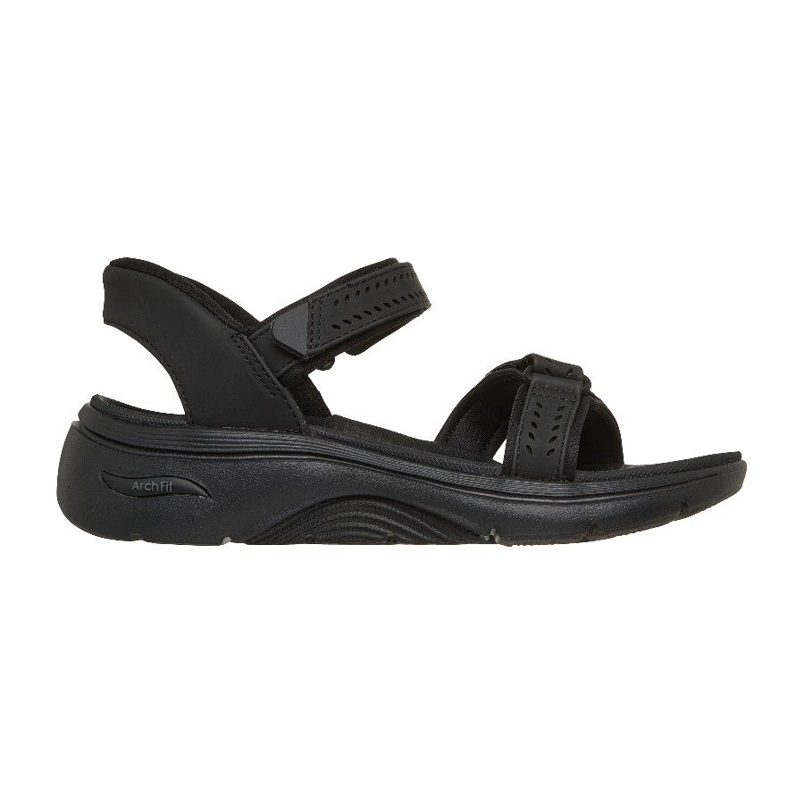 Skechers Go Walk Arch Fit 2.0 Sandal - Candace, fritidssko, dame, sort billede