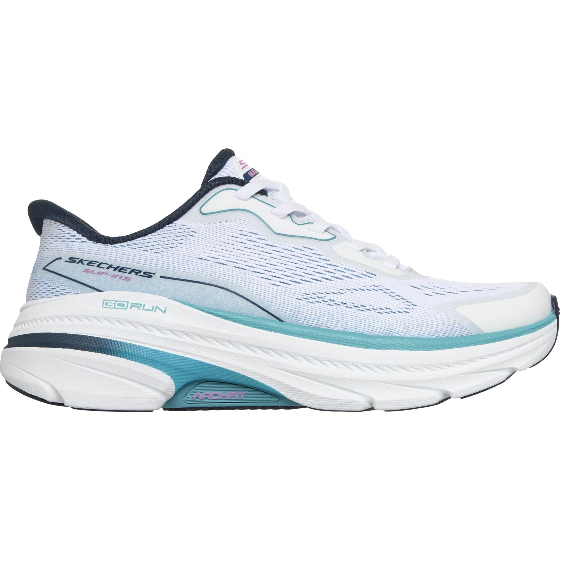 Skechers Max Cushioning Arch Fit 2.0 Sandal, løbesko, dame, hvid