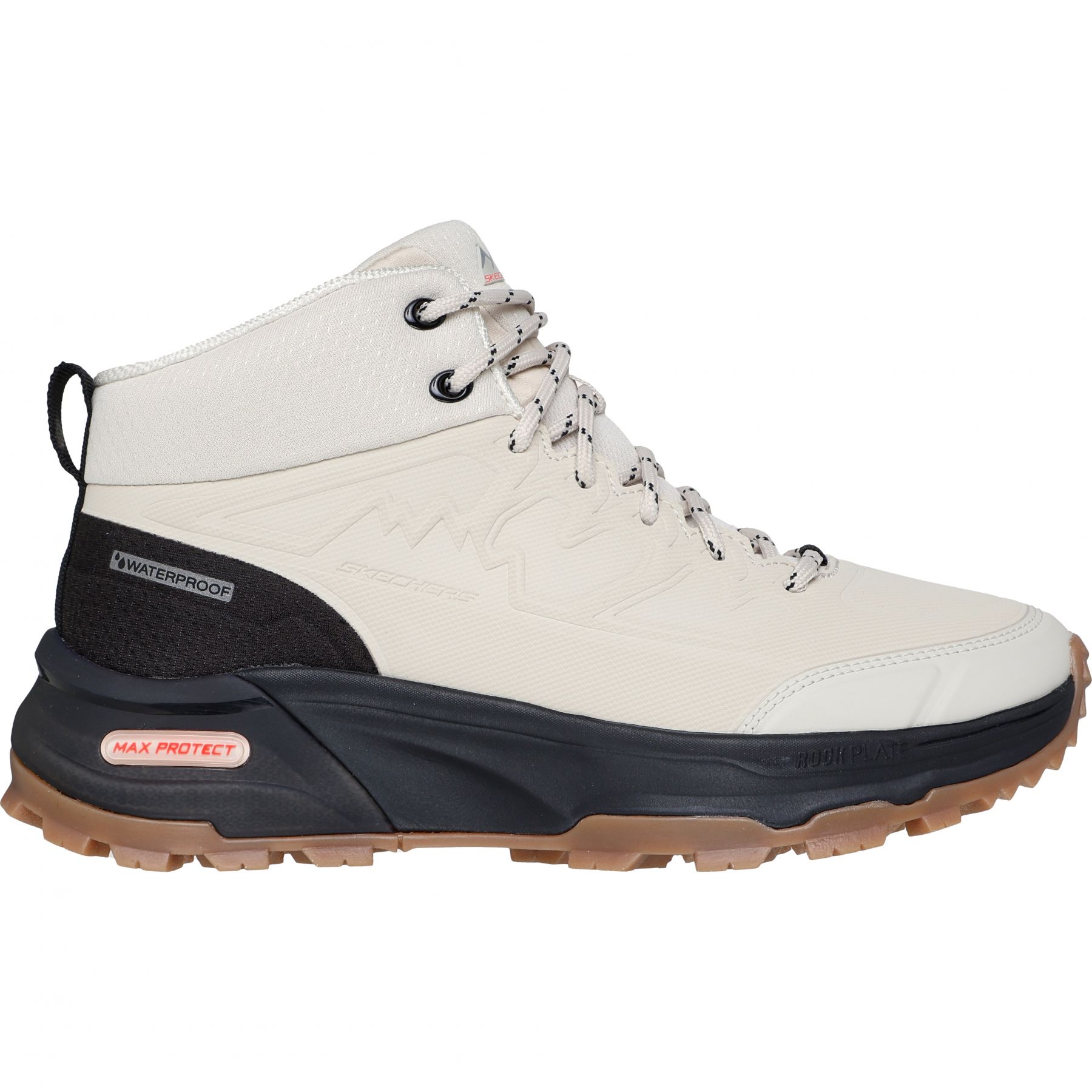 Skechers Max Protect Legacy Weekend Getaway – Waterproof, vandrestøvler, dame, beige
