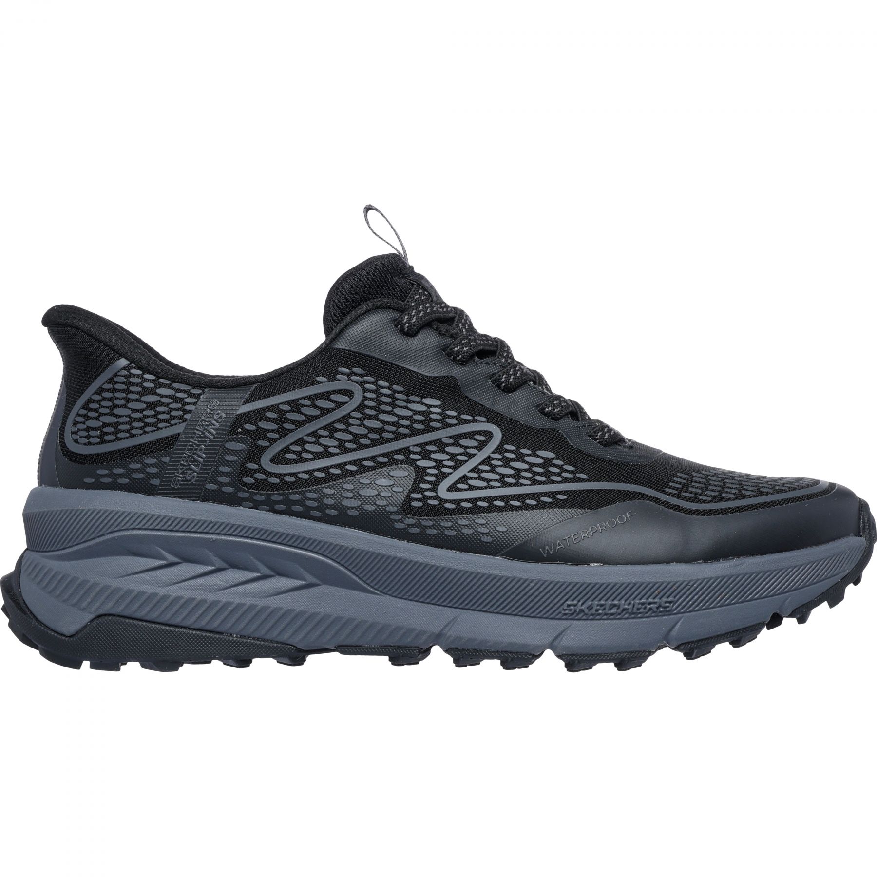 Skechers Switch Back – Mist, outdoor sko, dame, sort