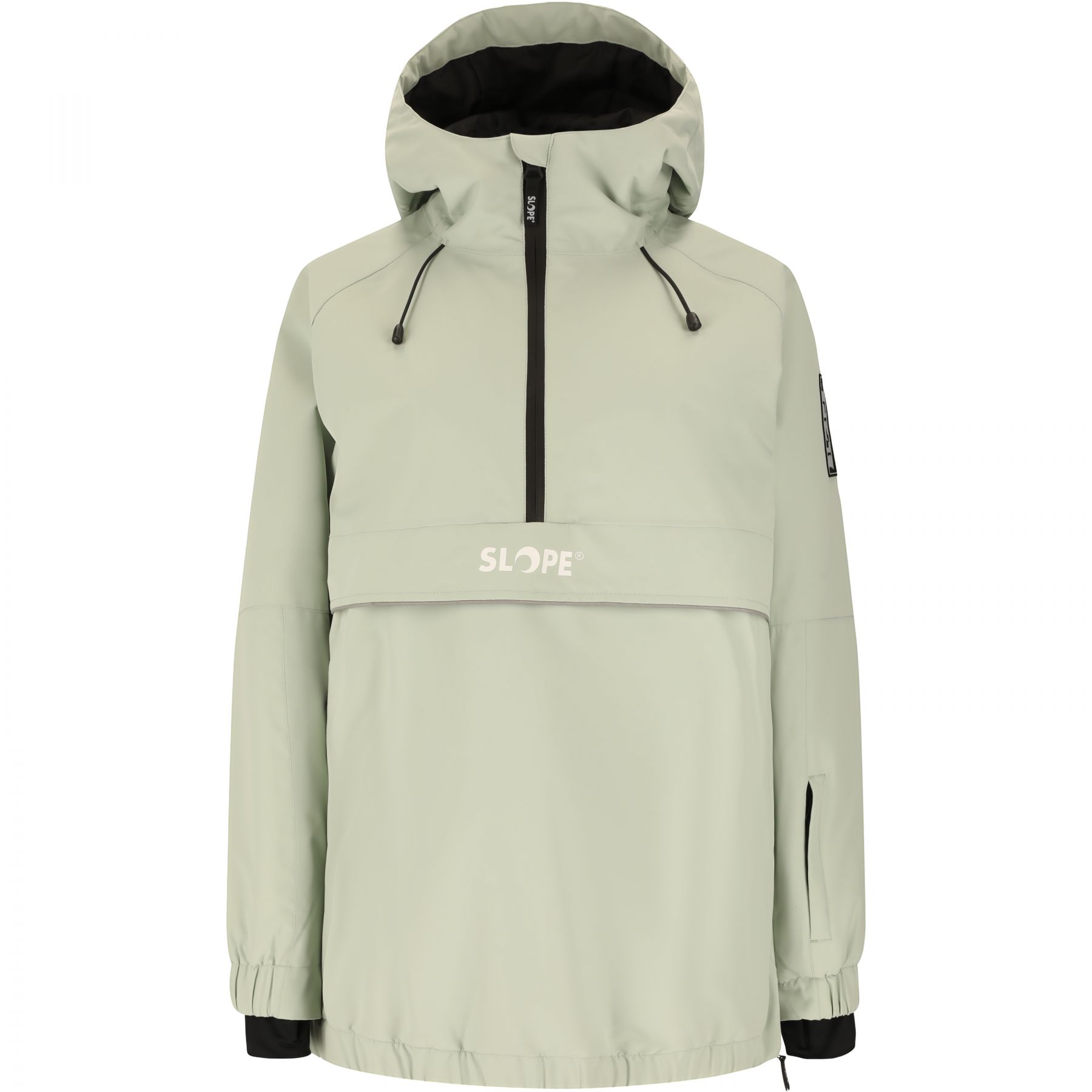 SLOPE Blizz Loose, snowboard anorak, dame, aqua gray billede