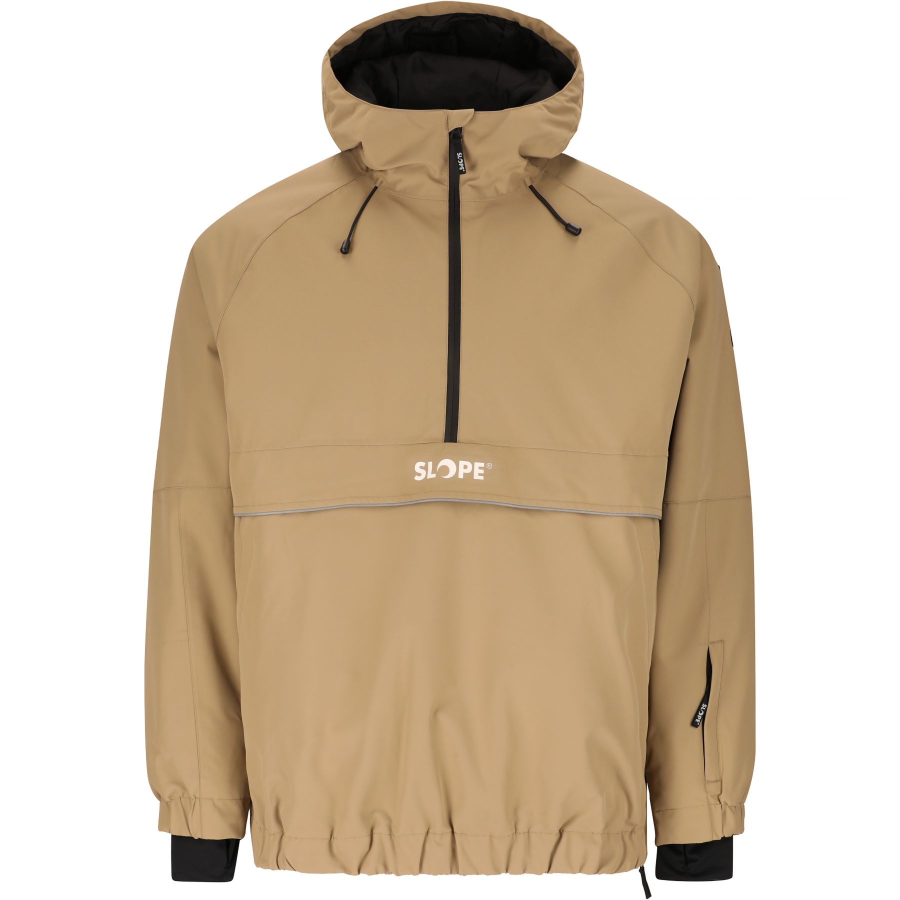 SLOPE Blizz Loose, snowboard anorak, herre, brun billede