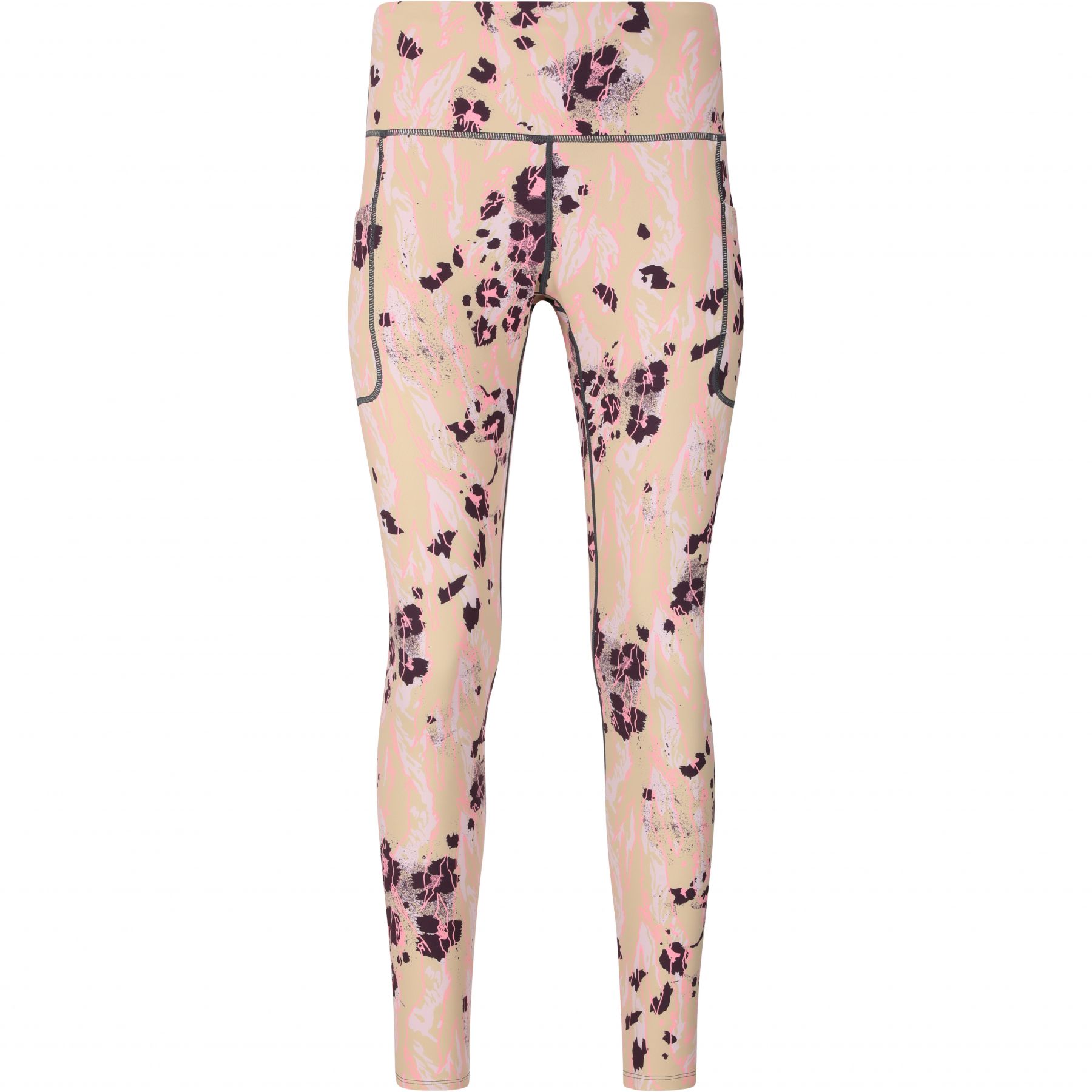 SLOPE Nyland AOP Tights, dame, feather gray billede