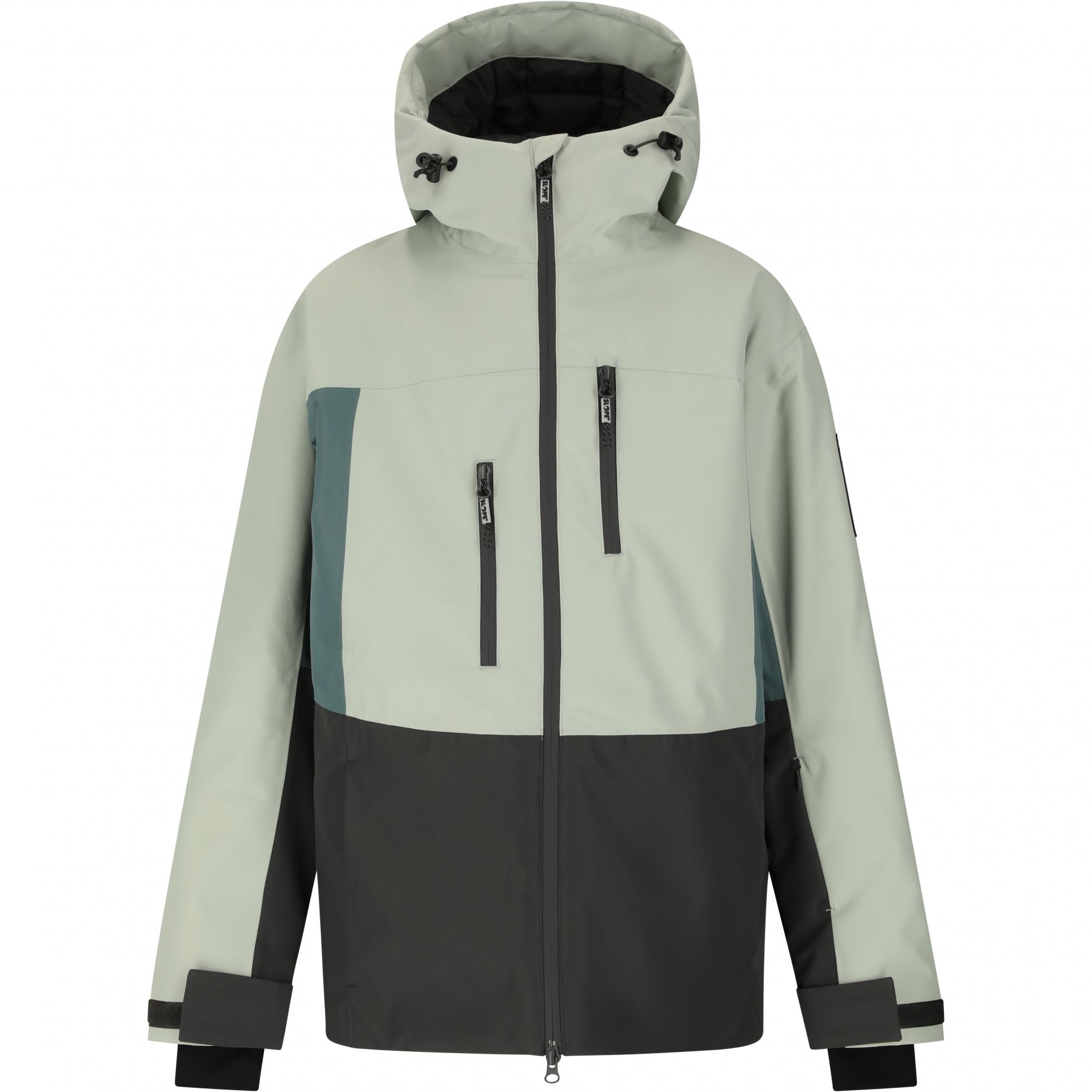 SLOPE Tuscon, skijakke, junior, aqua gray billede