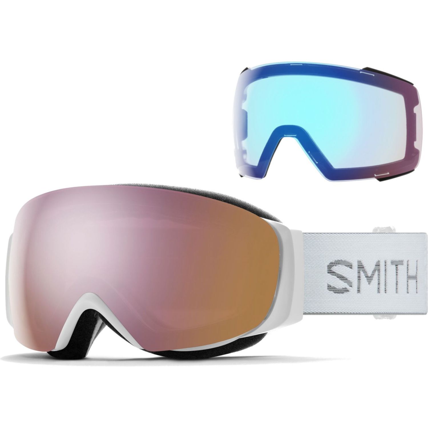 Produktfoto: Smith I/O MAG S, skibriller, dame, white chunky knit