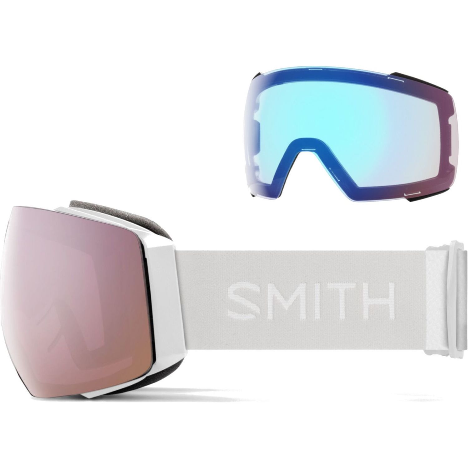 Smith I/O MAG, skibriller, white vapor