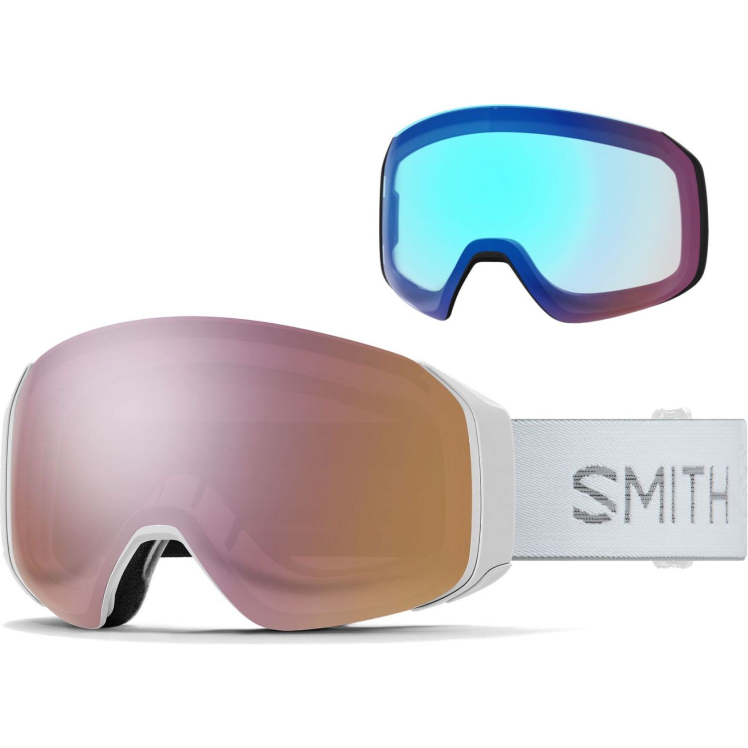 Smith 4D MAG S, skibriller, white chunky knit - DKK 1.954 - Spar 30%