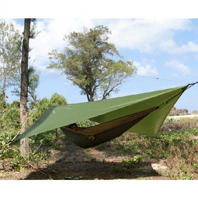 Ticket to the Moon Tarp Waterproof, green - Telte