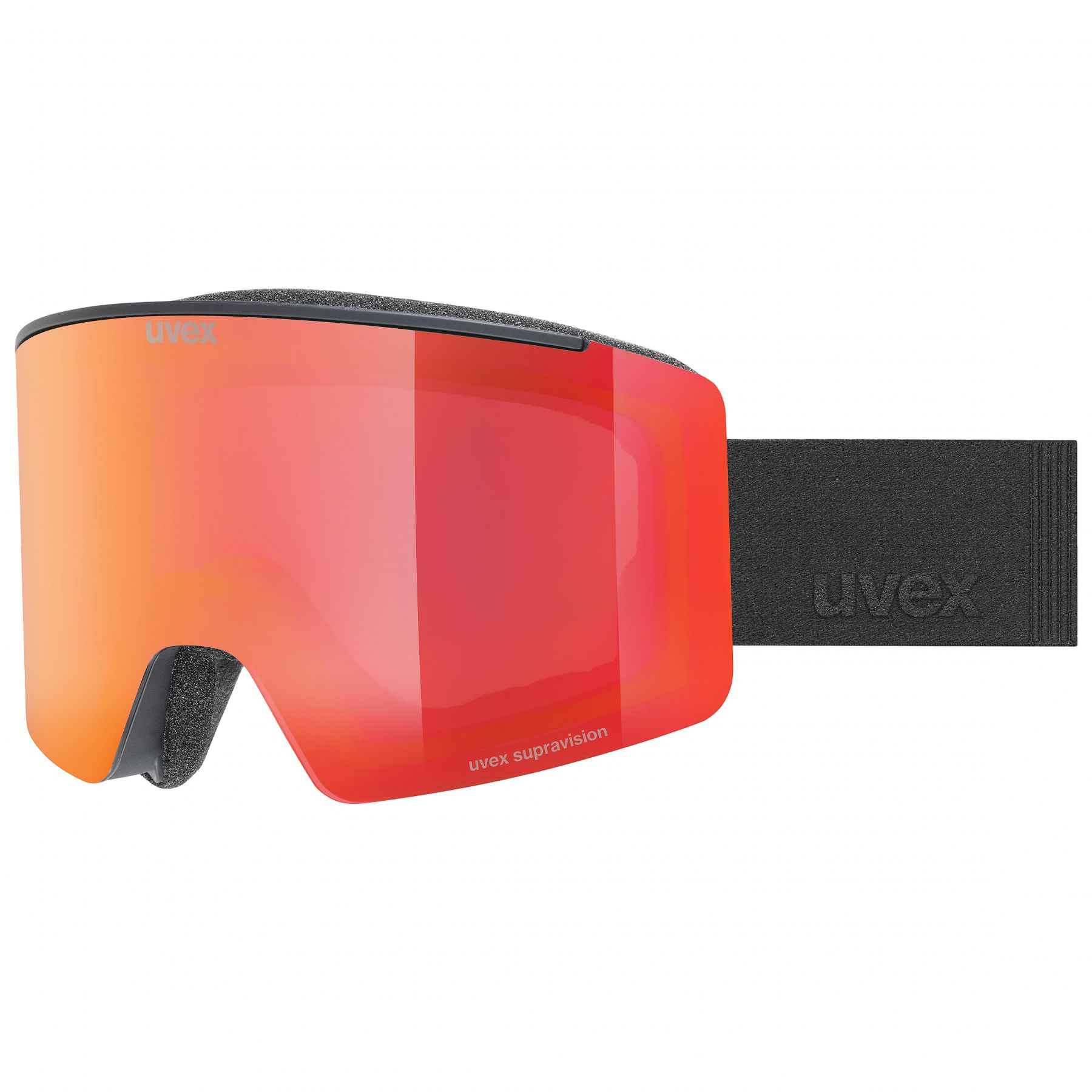 Uvex Ignite FM, skibriller, sort