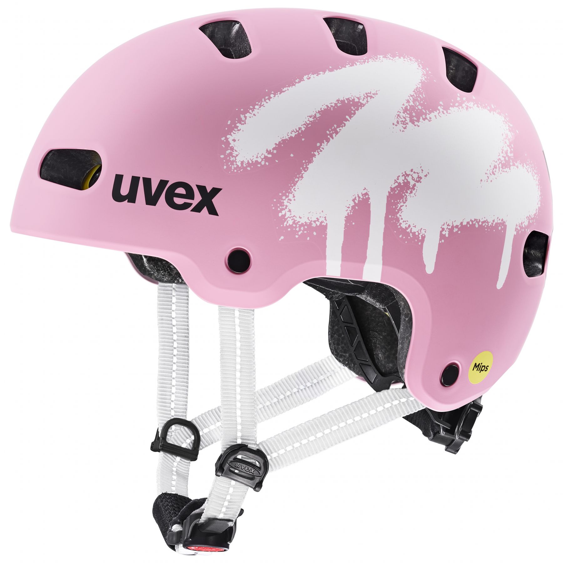 Uvex Kid 4 Style MIPS, cykelhjelm, junior, pink billede