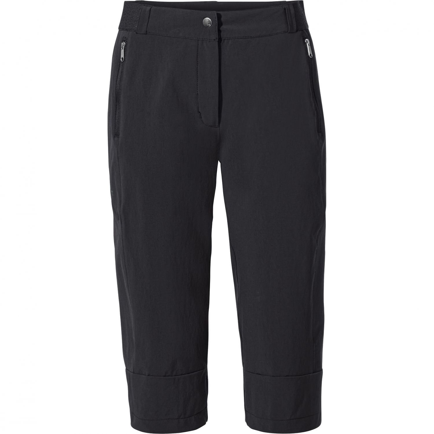 Vaude Farley Stretch Capri III, vandrebukser, dame, sort billede