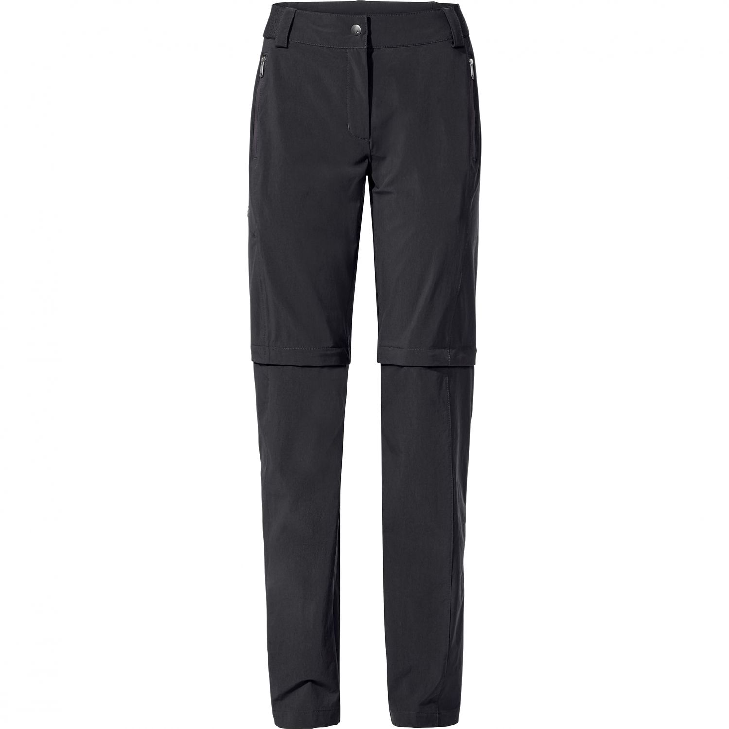 Vaude Farley Stretch ZO T-Zip Pants II, vandrebukser, dame, sort billede