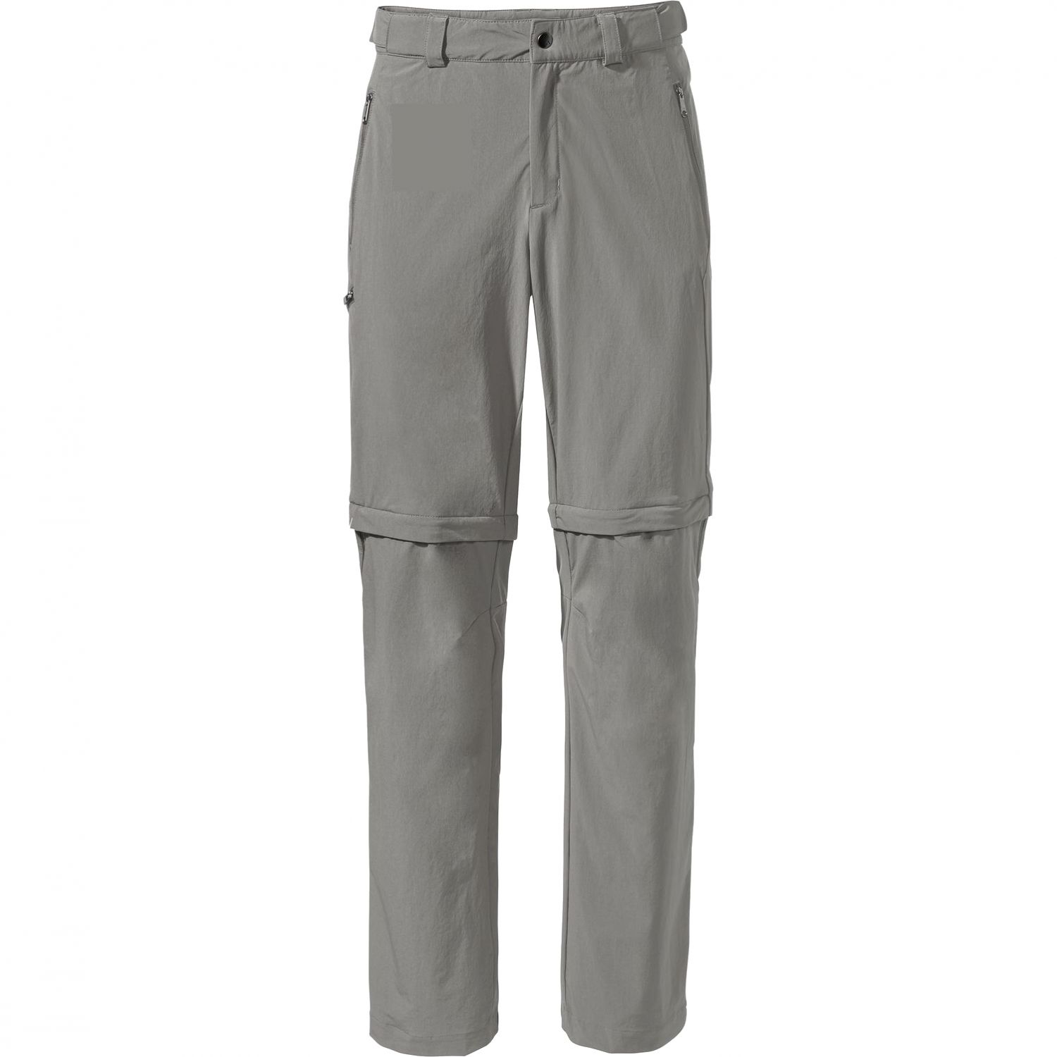 Vaude Fluid Full-Zip Pants, regnbukser, dame, sort billede