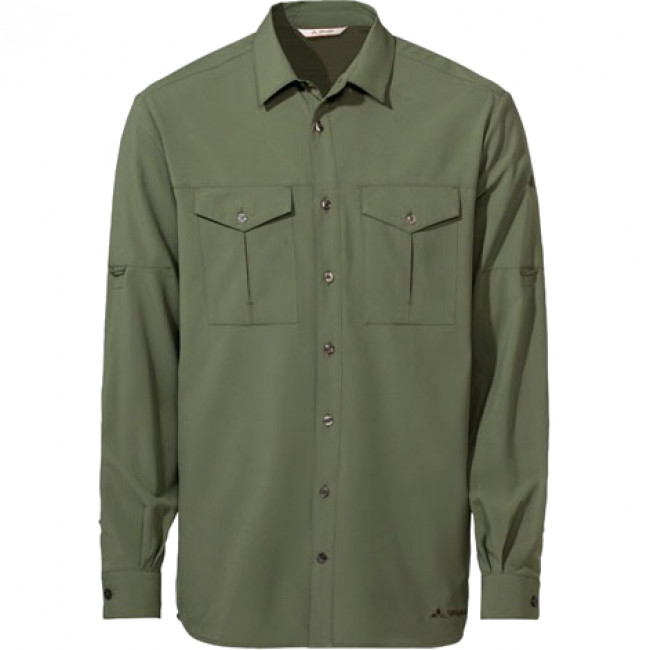 Vaude Rosemoor LS Shirt II Vandreskjorte - Grøn