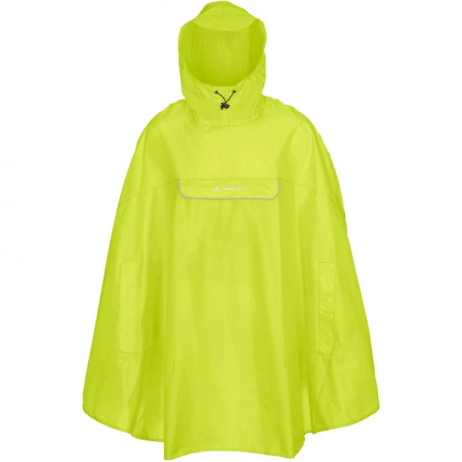 Vaude Valdipino, poncho, neon gul billede