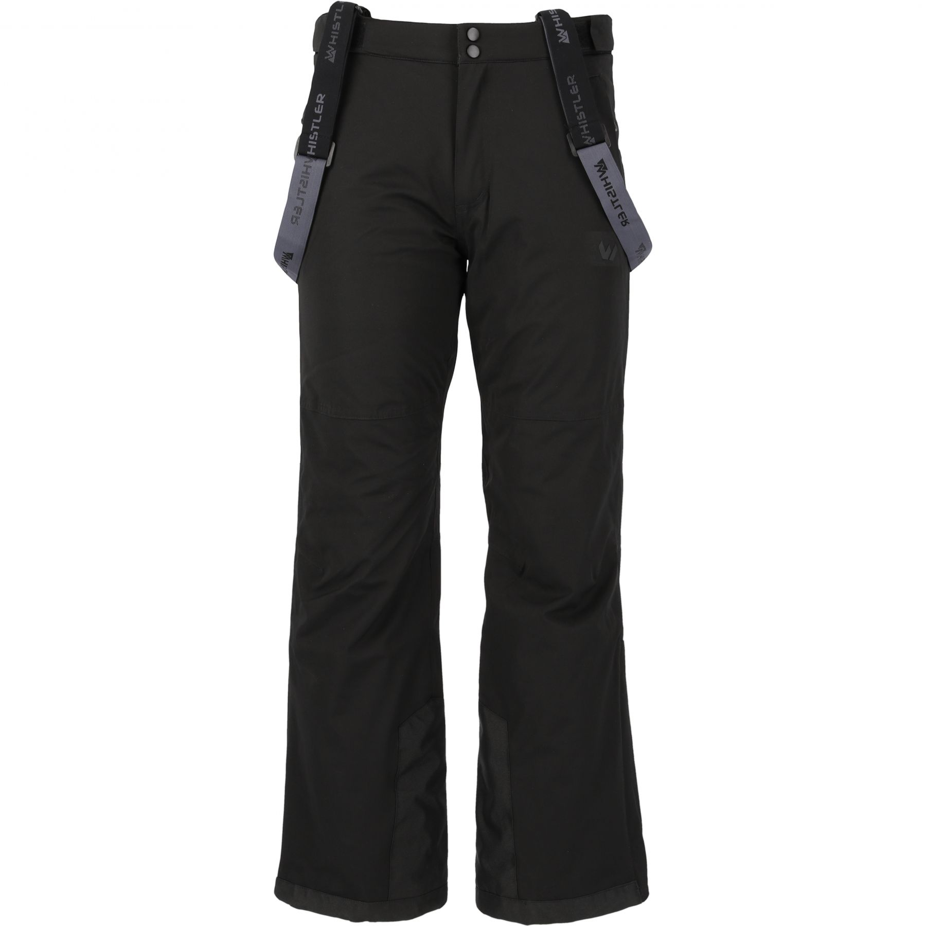 Whistler Gippslang, skibukser, plus size, herre, sort billede