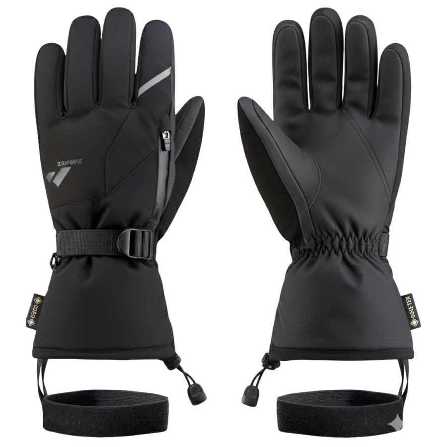 Zanier Ride GTX, skihandsker, sort billede