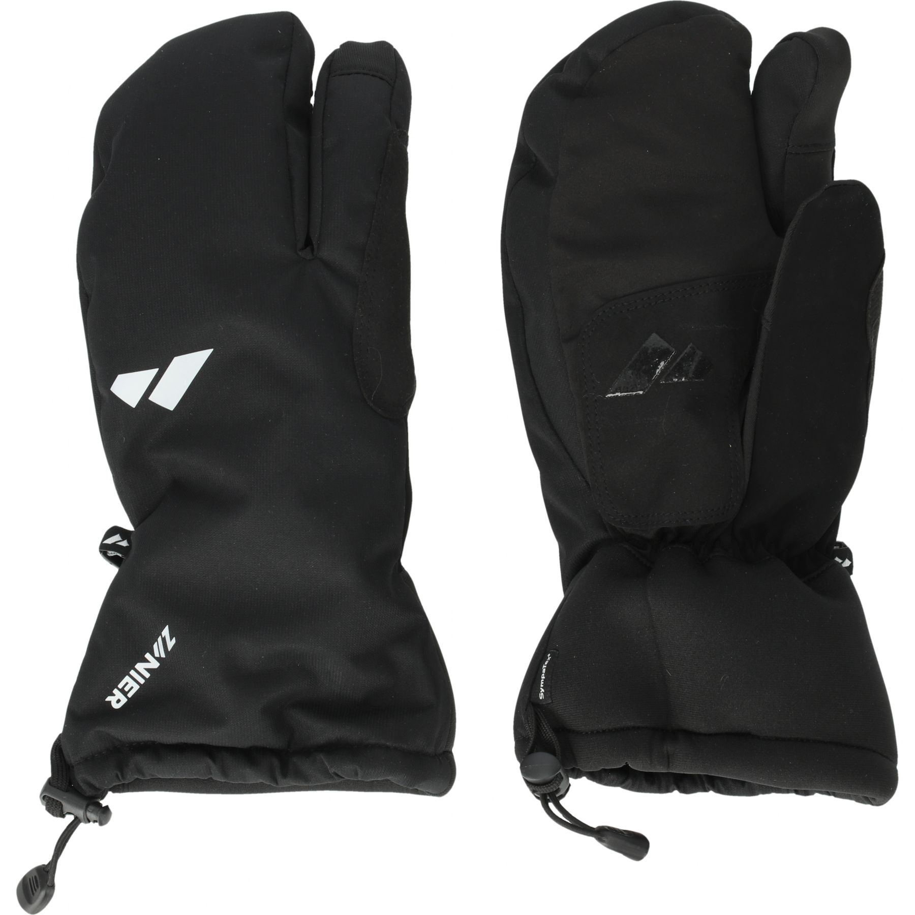 Zanier Vienna STX 3-finger, skihandsker, sort billede